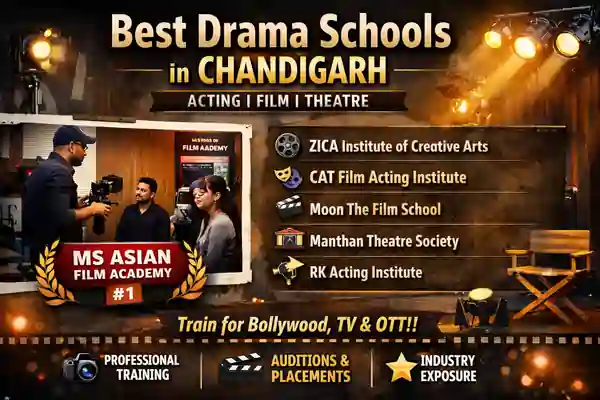 Best Drama Schools in Chandigarh 2026 | Top Acting Institutes & Film Academies