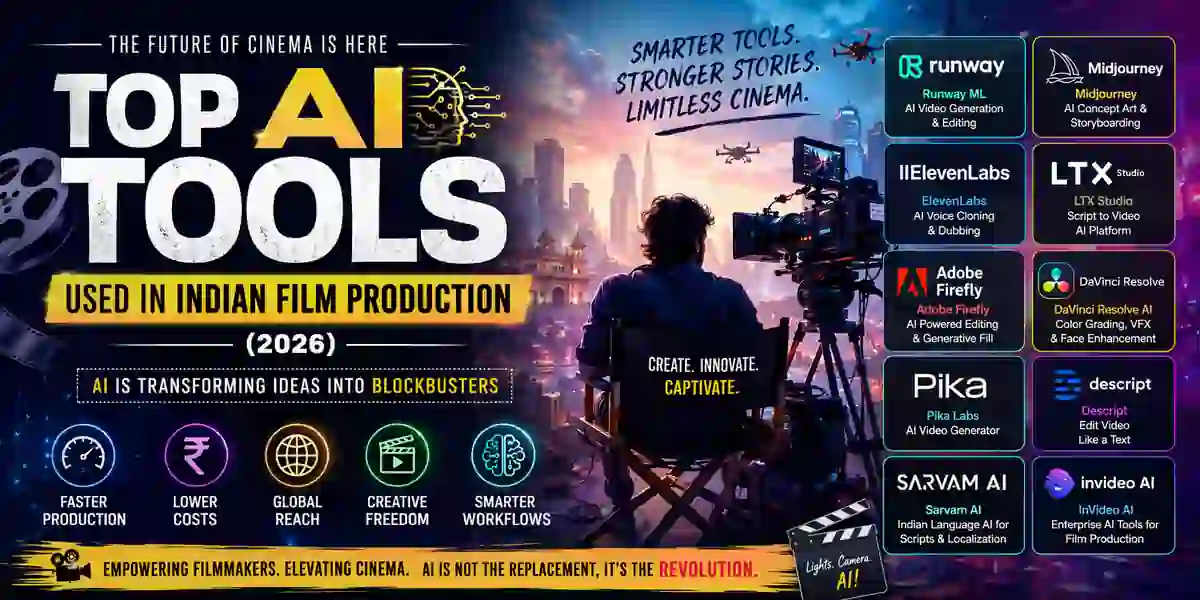 Top AI Tools Used in Indian Film Production (2026) | Complete Guide