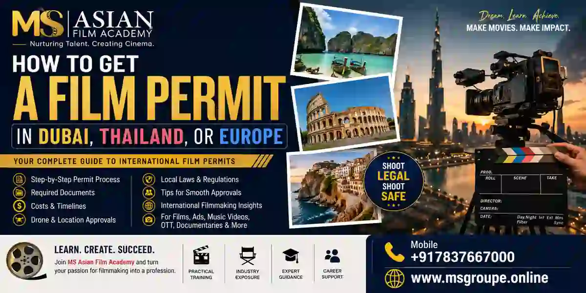 How to Get Film Permit in Dubai, Thailand & Europe | International Film Shooting Guide