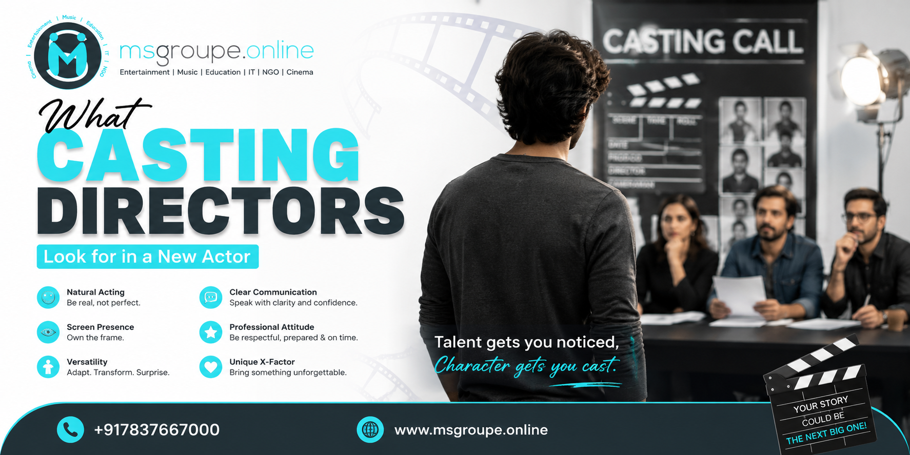 What Casting Directors Look for in a New Actor | MSAsian Entertainment