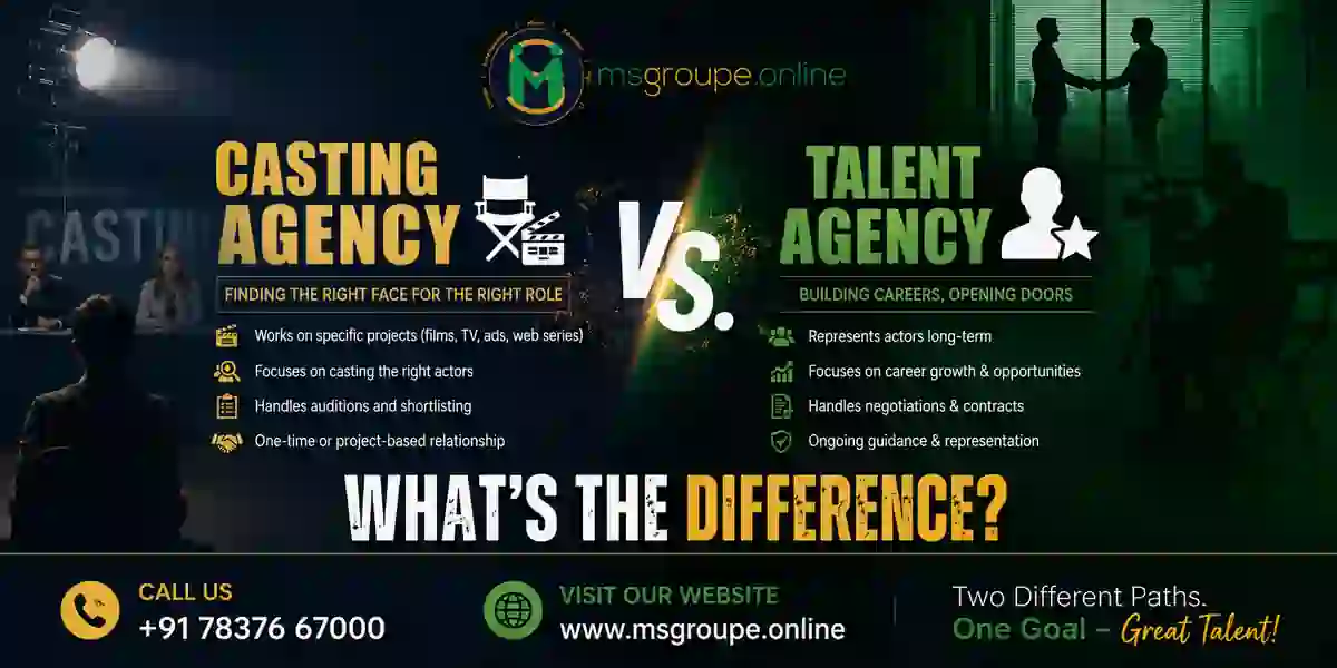 Casting Agency vs. Talent Agency — What's the Difference?
