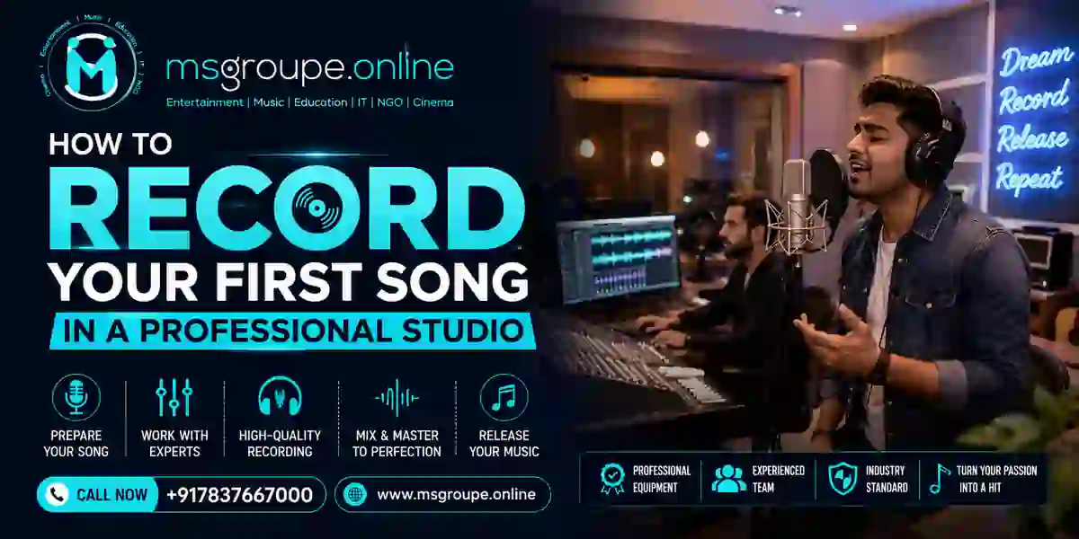 How to Record Your First Song in a Professional Studio (2026 Beginner's Guide)