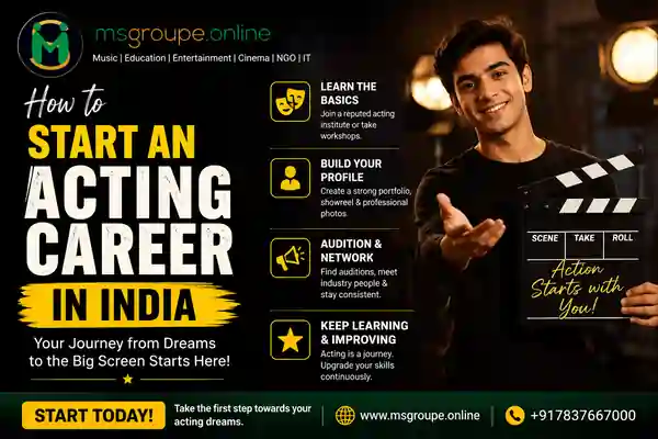 How to Start an Acting Career in India: A Complete Step-by-Step Guide (2026)