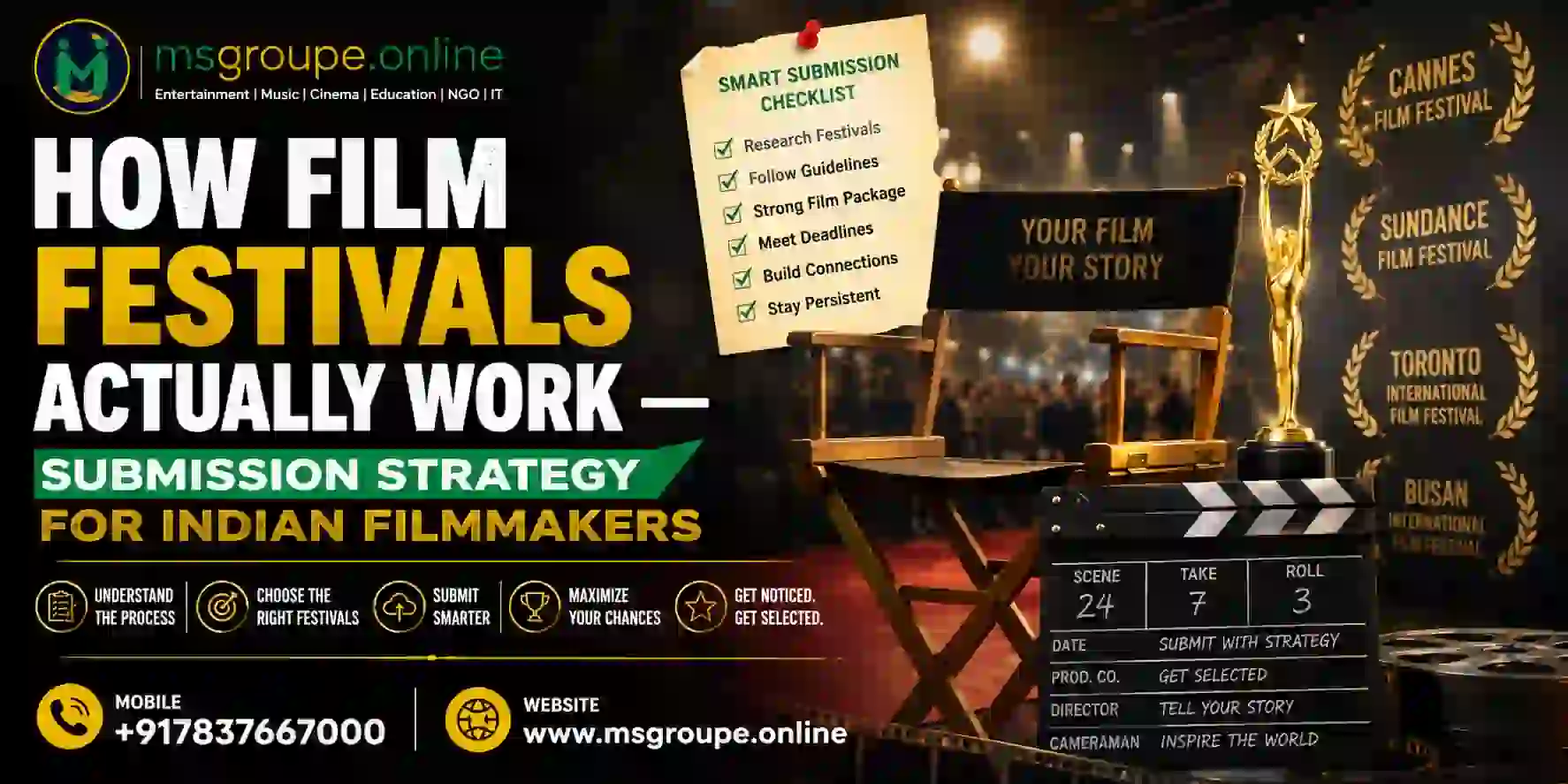 How Film Festivals Actually Work: A Submission Strategy Guide for Indian Filmmakers