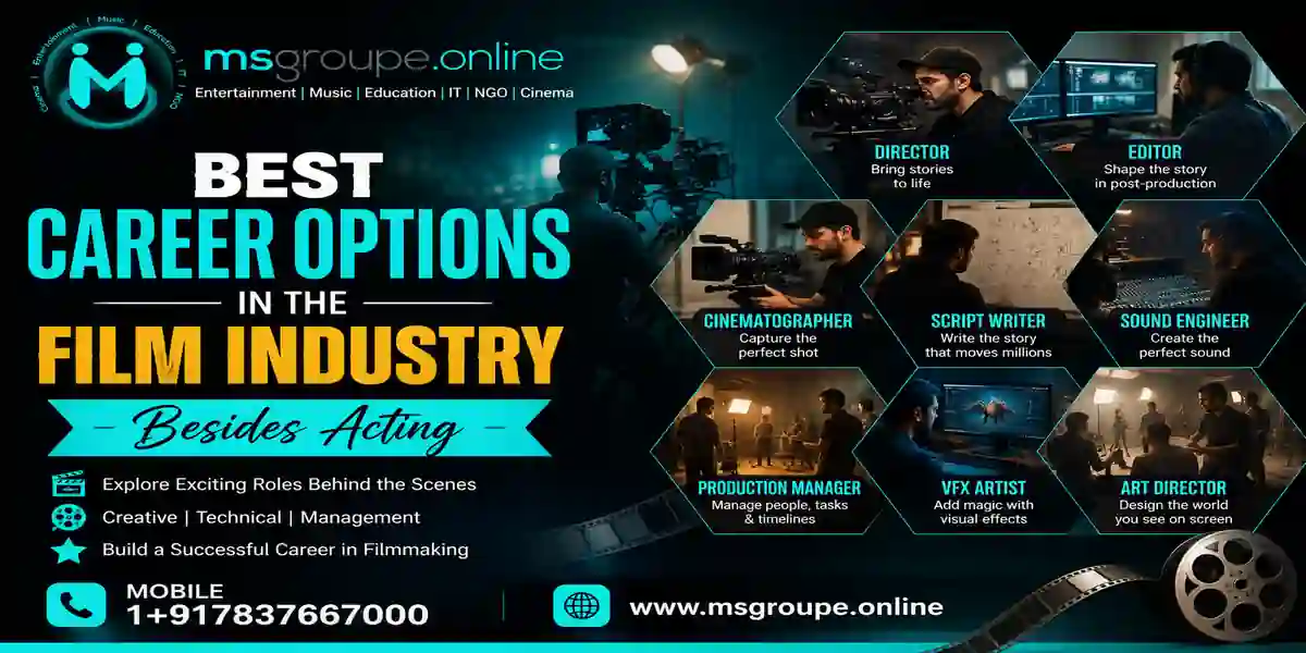 Best Career Options in Film Industry Besides Acting (2026)