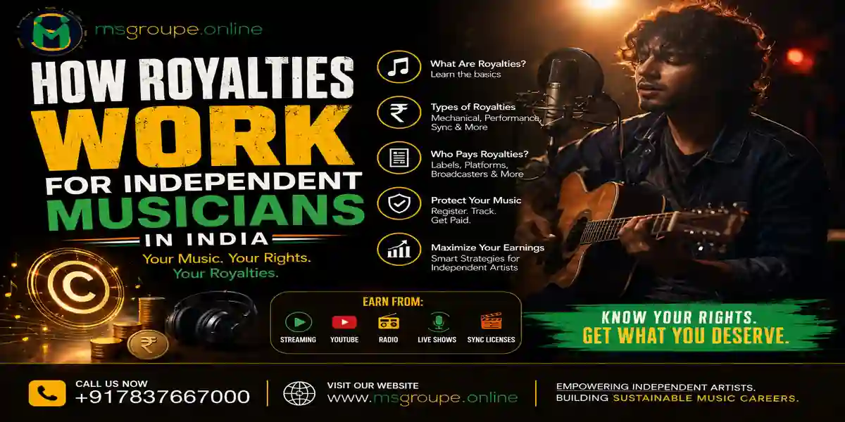 How Royalties Work for Independent Musicians in India (2026 Guide)