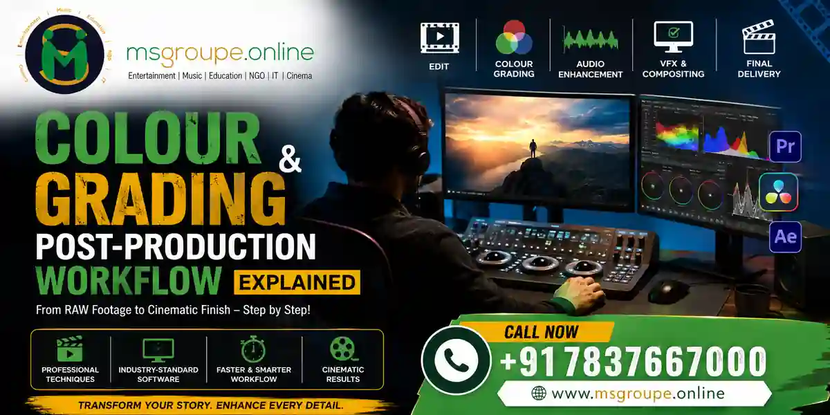 Colour Grading and Post-Production Workflow Explained | MSasian Entertainment