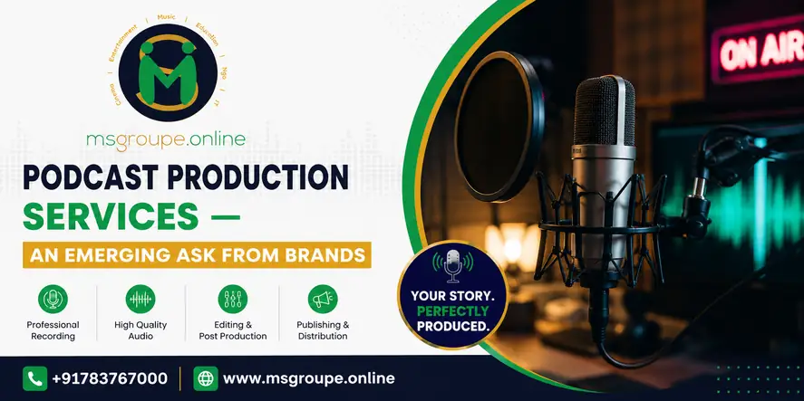 Podcast Production Services for Brands | Msasian Entertainment